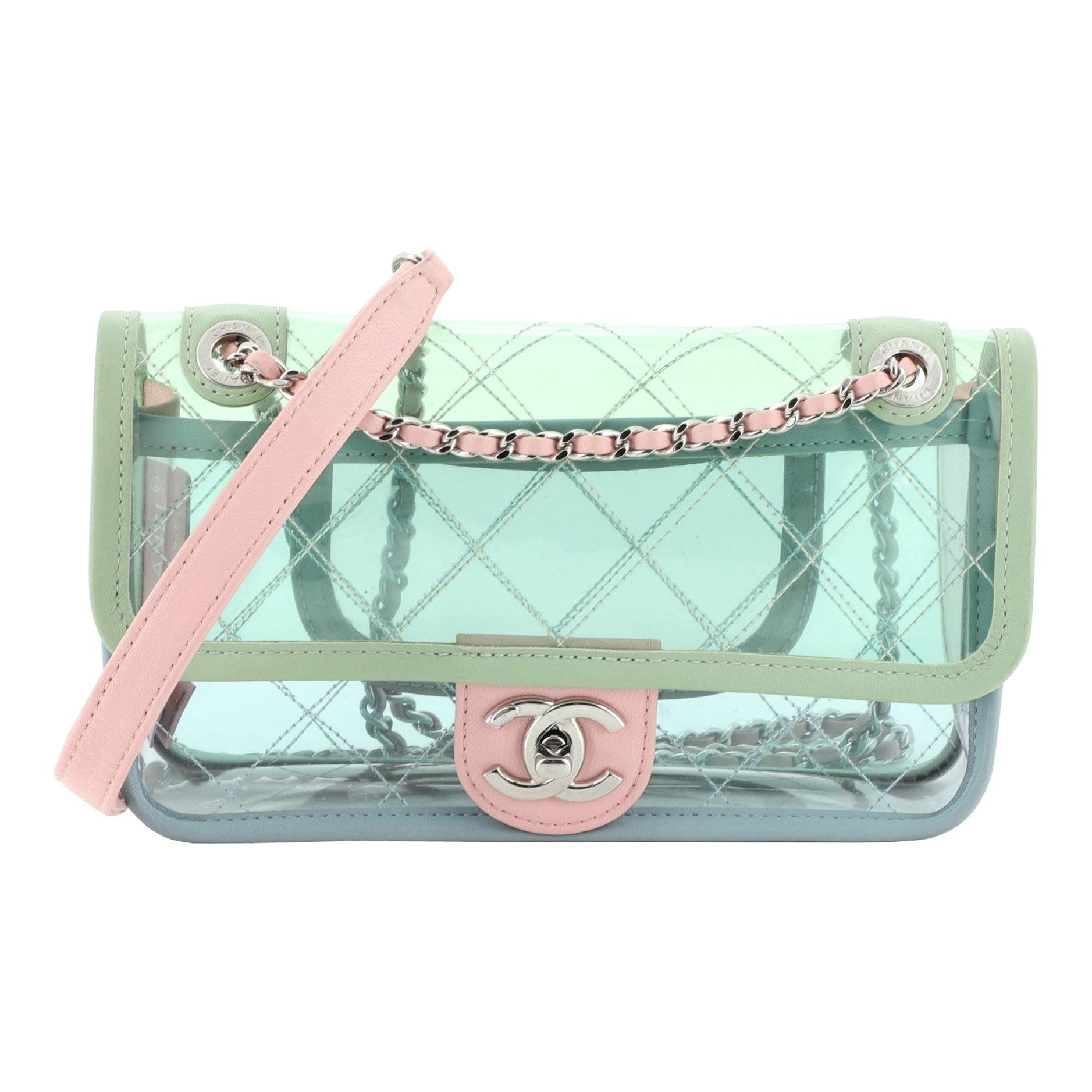 Chanel Coco Splash Flap Bag Quilted PVC With Lambskin Small