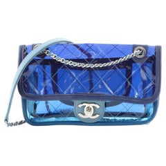 Chanel Coco Splash Flap Bag Quilted PVC With Lambskin Small