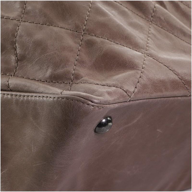 Chanel Coco Supple Hobo Gestepptes Kalbsleder Groß 2