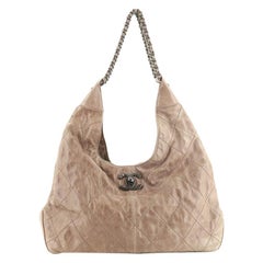 Chanel Coco Supple Hobo Quilted Calfskin Large