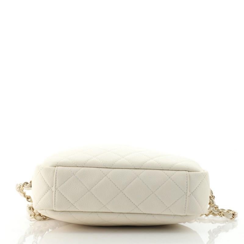 Chanel Coco Tassel Camera Case Quilted Caviar Mini In Good Condition In NY, NY
