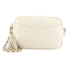 Chanel Coco Tassel Camera Case Quilted Caviar Mini