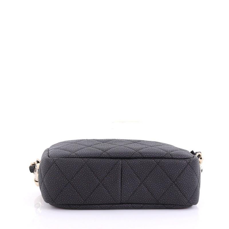 Chanel Coco Quaste Kameratasche Quilted Caviar Small für Damen oder Herren