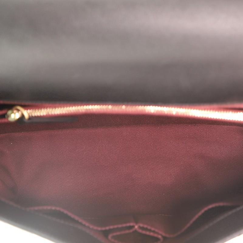 Chanel Coco Top Handle Bag Chevron Calfskin Large 1