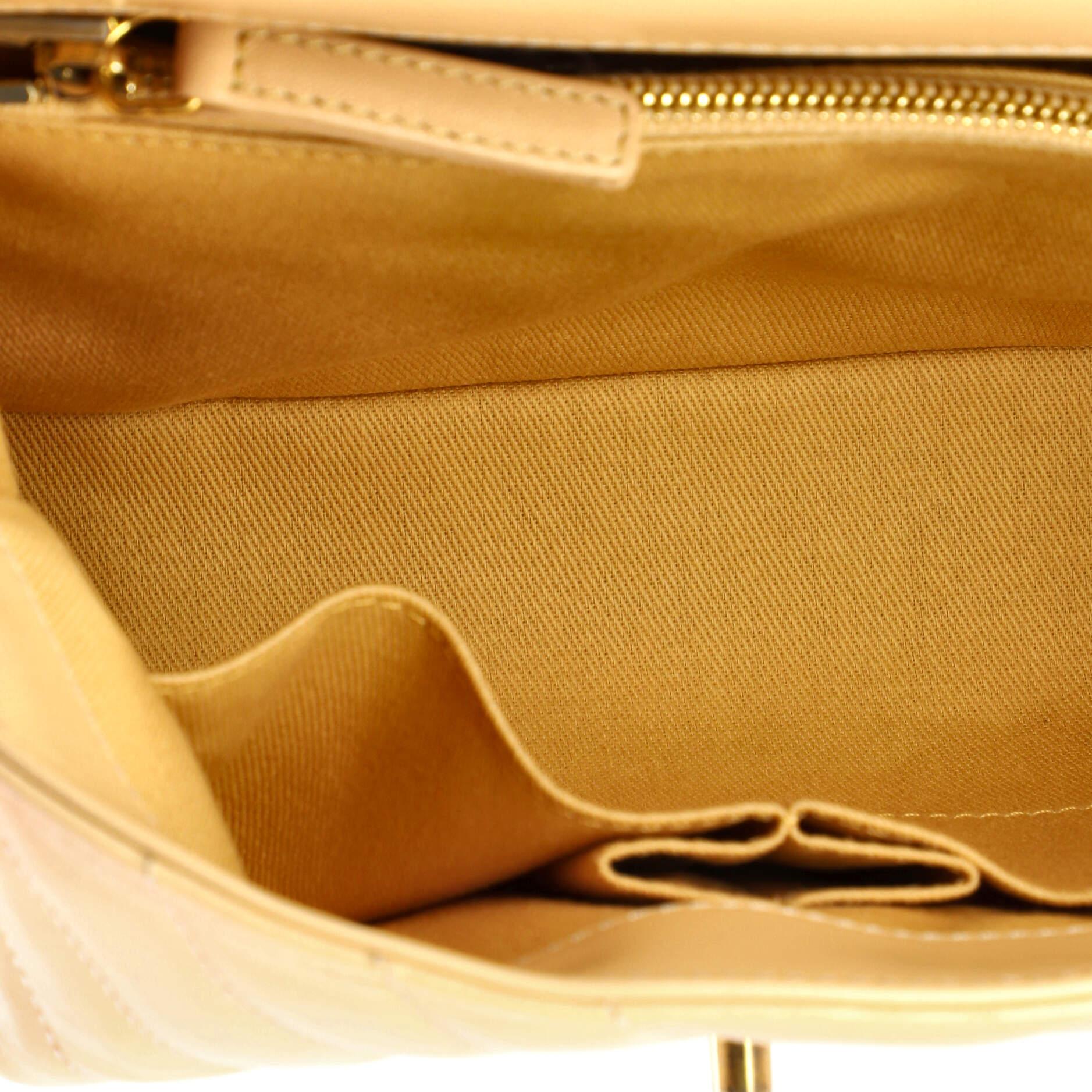 Chanel Coco Top Handle Bag Chevron Calfskin Small 2