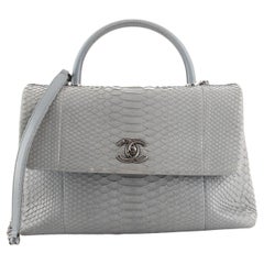 Chanel Coco Top Handle Bag Python Medium