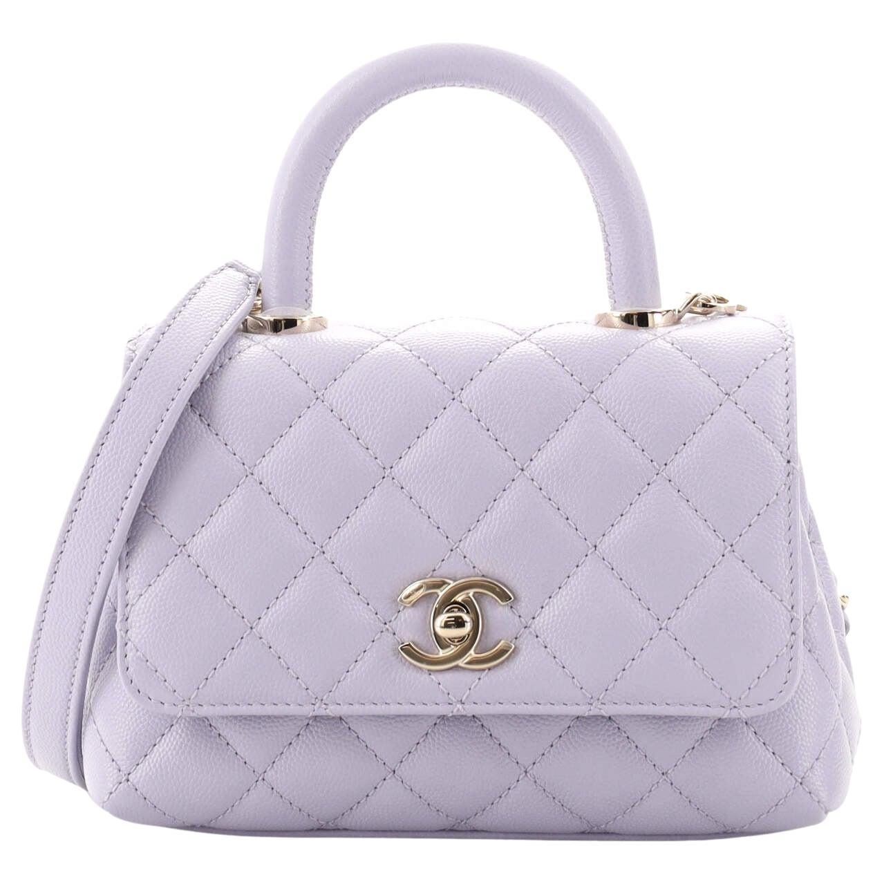 Chanel Coco Handle Purple - 3 For Sale on 1stDibs