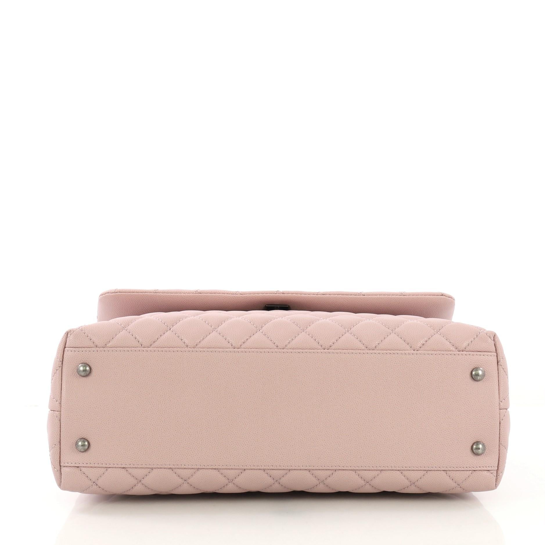 chanel coco top handle medium