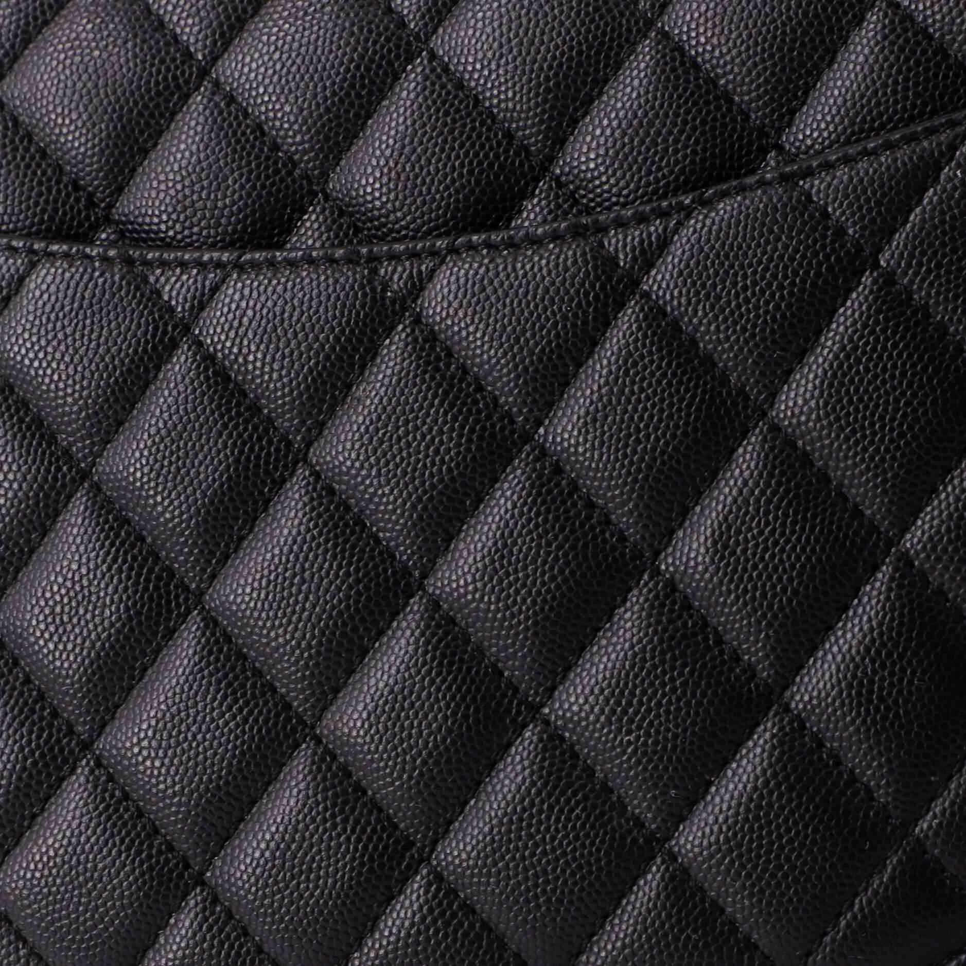Chanel Coco Top Handle Bag Quilted Caviar Medium 4