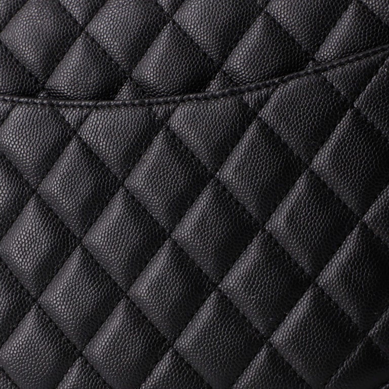 Chanel Coco Top Handle Bag Quilted Caviar Medium at 1stDibs