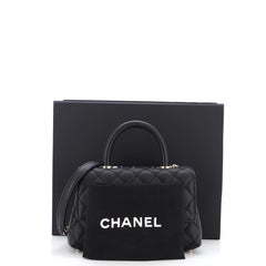 Chanel Coco Top Handle Bag Quilted Caviar Mini