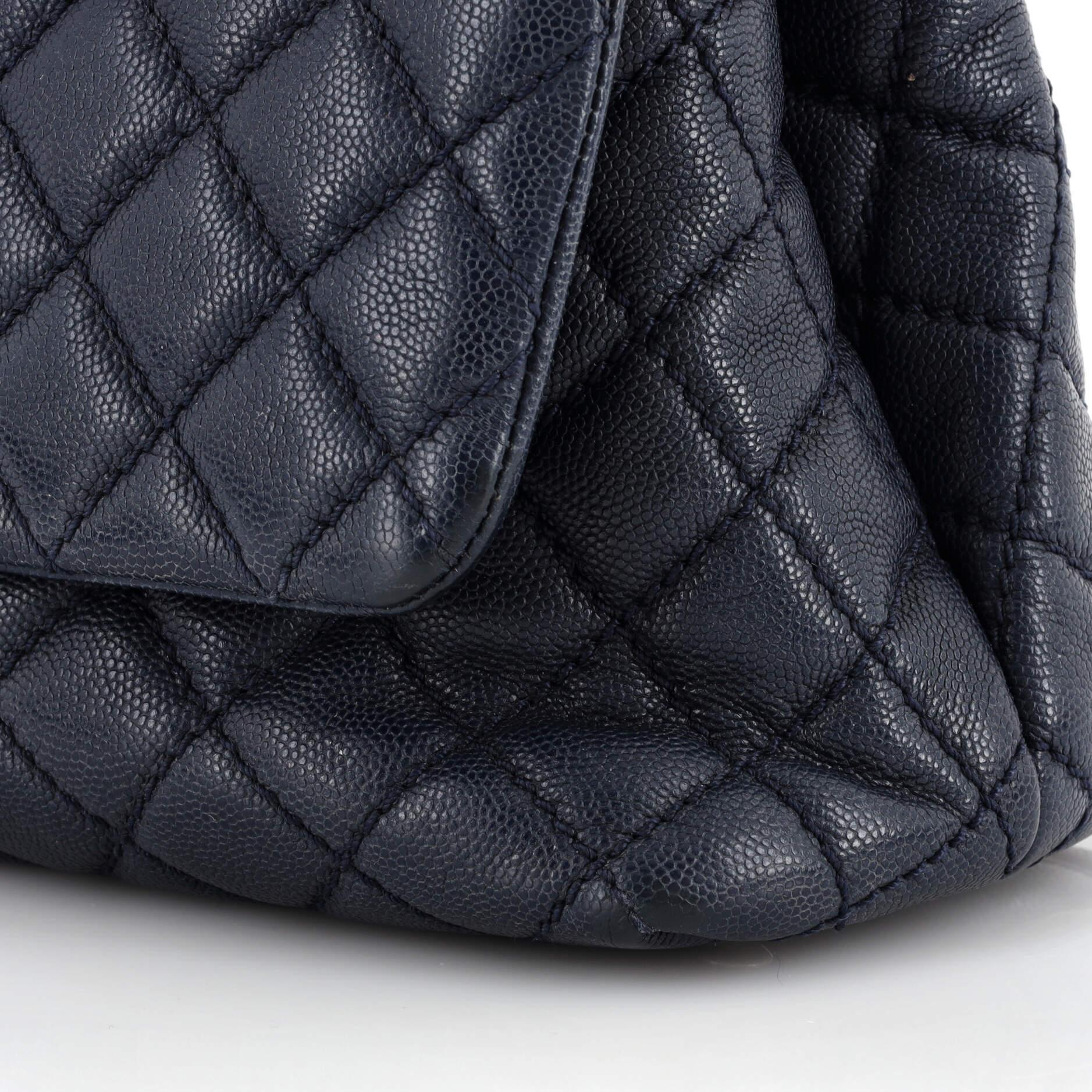 Chanel Coco Top Handle Bag Quilted Caviar Small 1