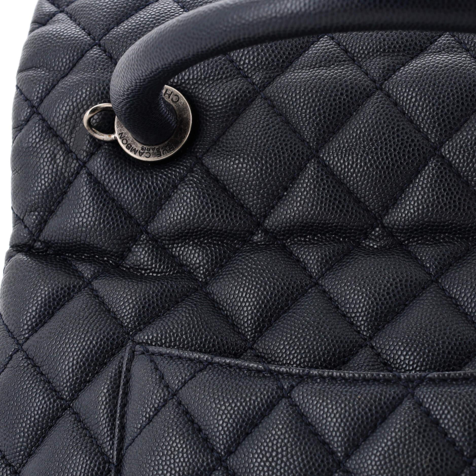 Chanel Coco Top Handle Bag Quilted Caviar Small 2