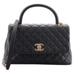 Sac Chanel Coco poigne suprieure matelass caviar petit Sac Chanel Coco poigne suprieure matelass caviar petit