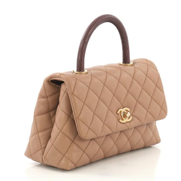Chanel Mini Coco Handle Bag with Lizard Handle #Chanel #LimitedEdition 3850  eur…