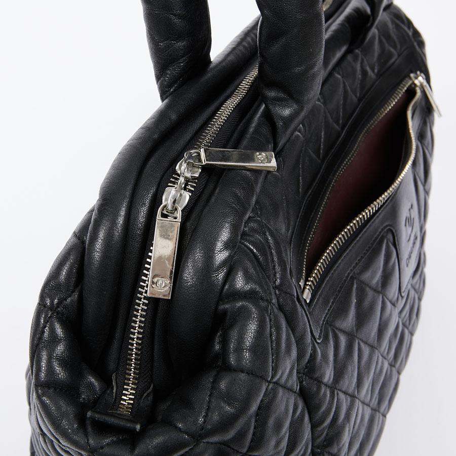 Chanel Cocoon Bag In Black Leather 3