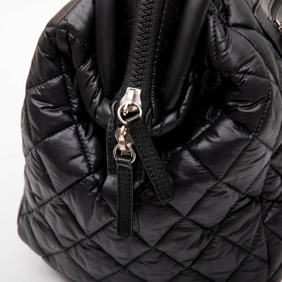CHANEL Cocoon Bag in Black Quilted Parachute Fabric 3