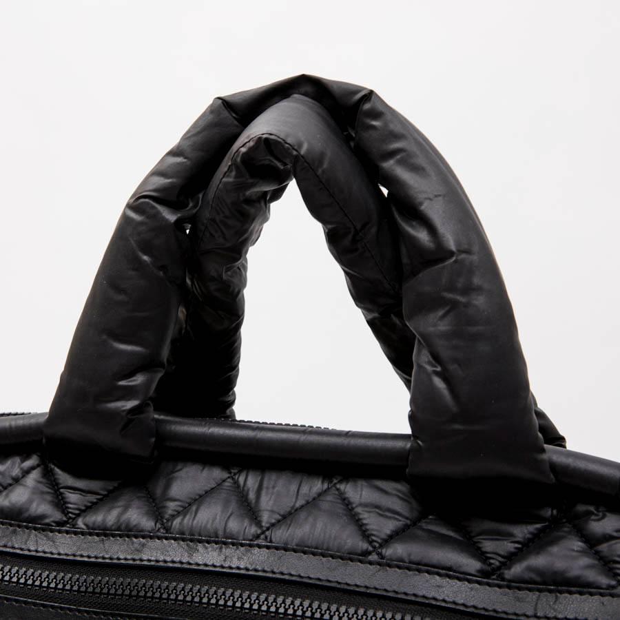 CHANEL Cocoon Bag in Black Quilted Parachute Fabric 1