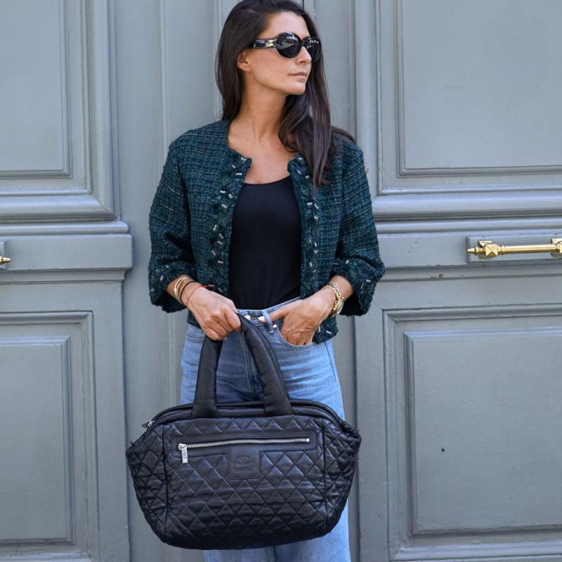 Chanel Cocoon black Leather Bag at 1stDibs