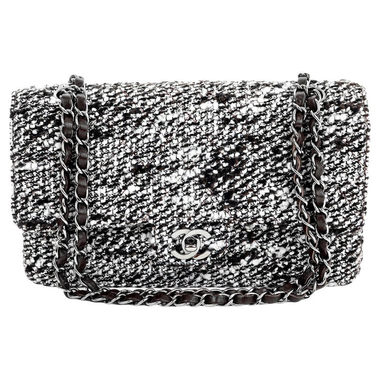 Chanel Classic Tweed Medium Double Flap Bag