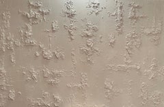 Au Natural, 72 x 48, Mixed Media, Concrete, Spackle, Gesso & Acrylic on Canvas