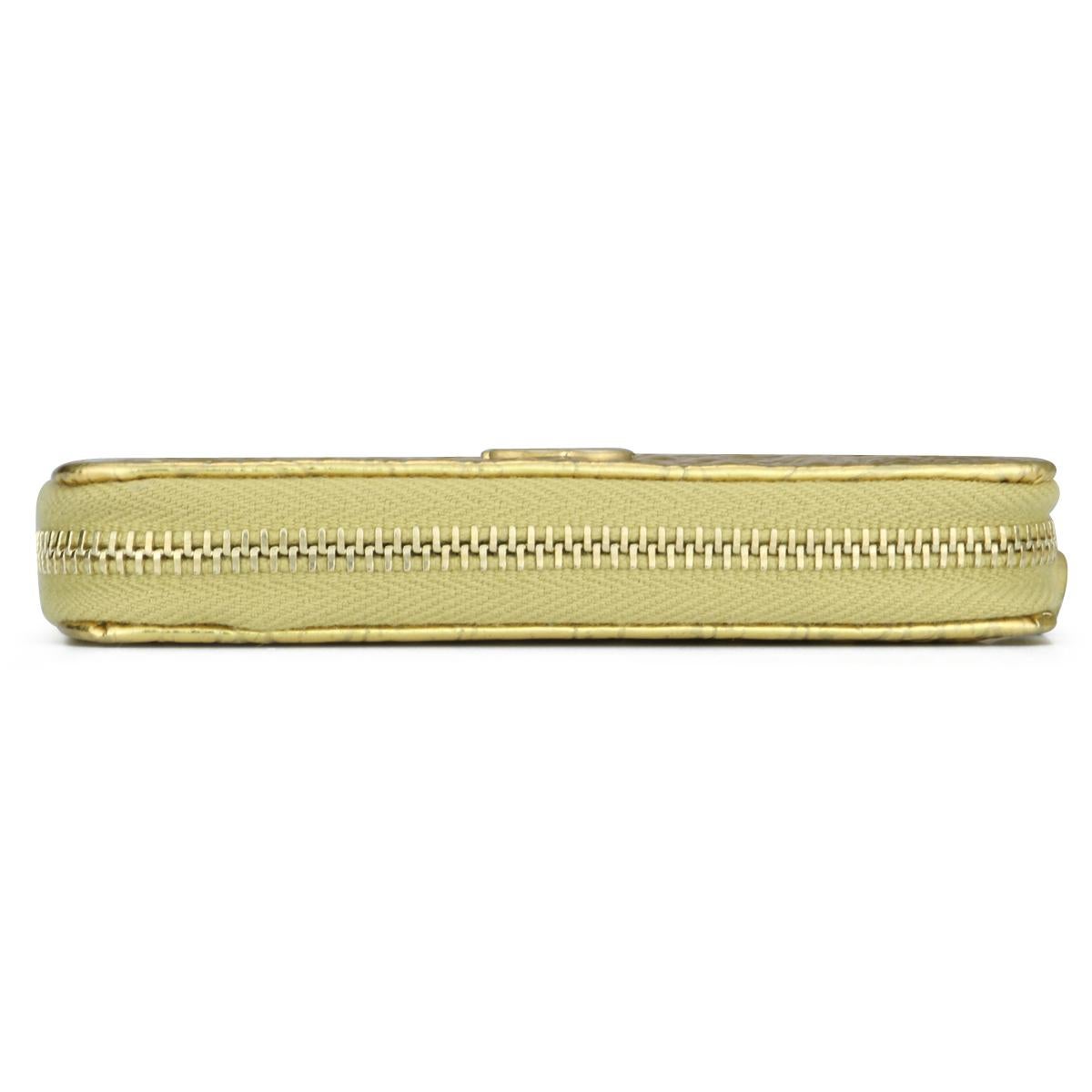 metallic gold purse