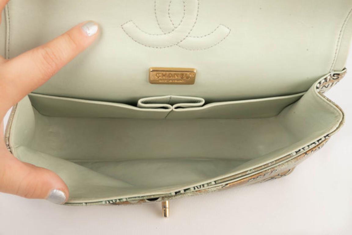 Chanel, bedruckte Ledertasche im Collage-Stil, 2015 5