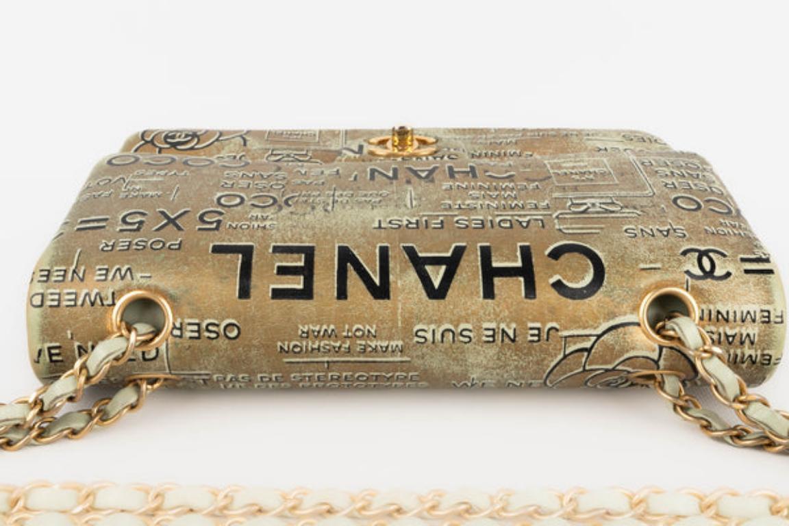Chanel, bedruckte Ledertasche im Collage-Stil, 2015 2