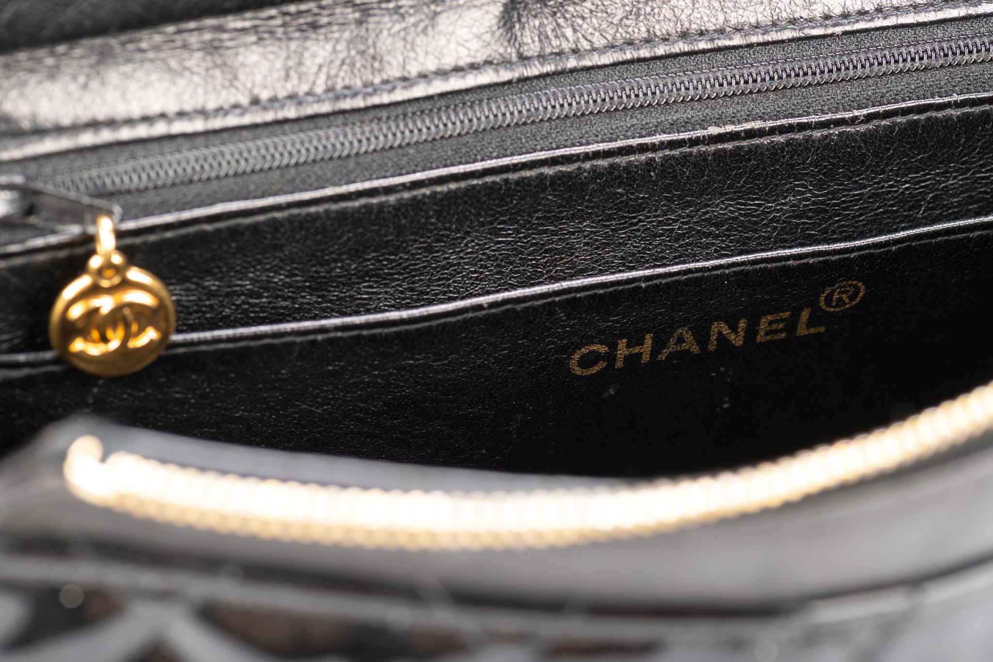 Chanel Collectible 1990's Vintage Black Backpack Bag 12