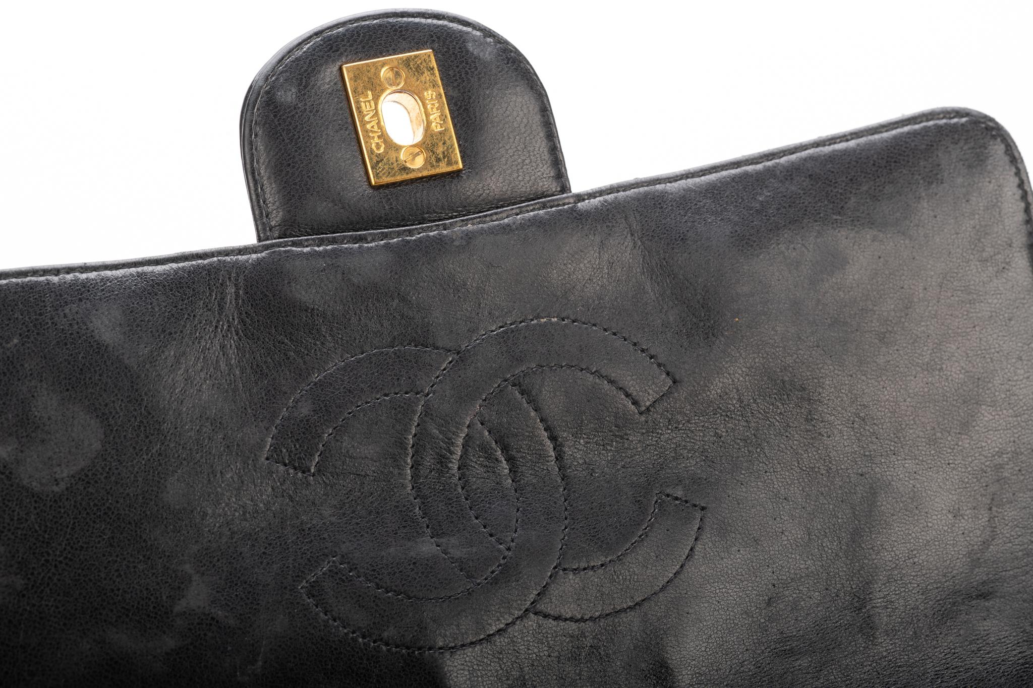 Chanel Collectible 1990's Vintage Black Backpack Bag 3