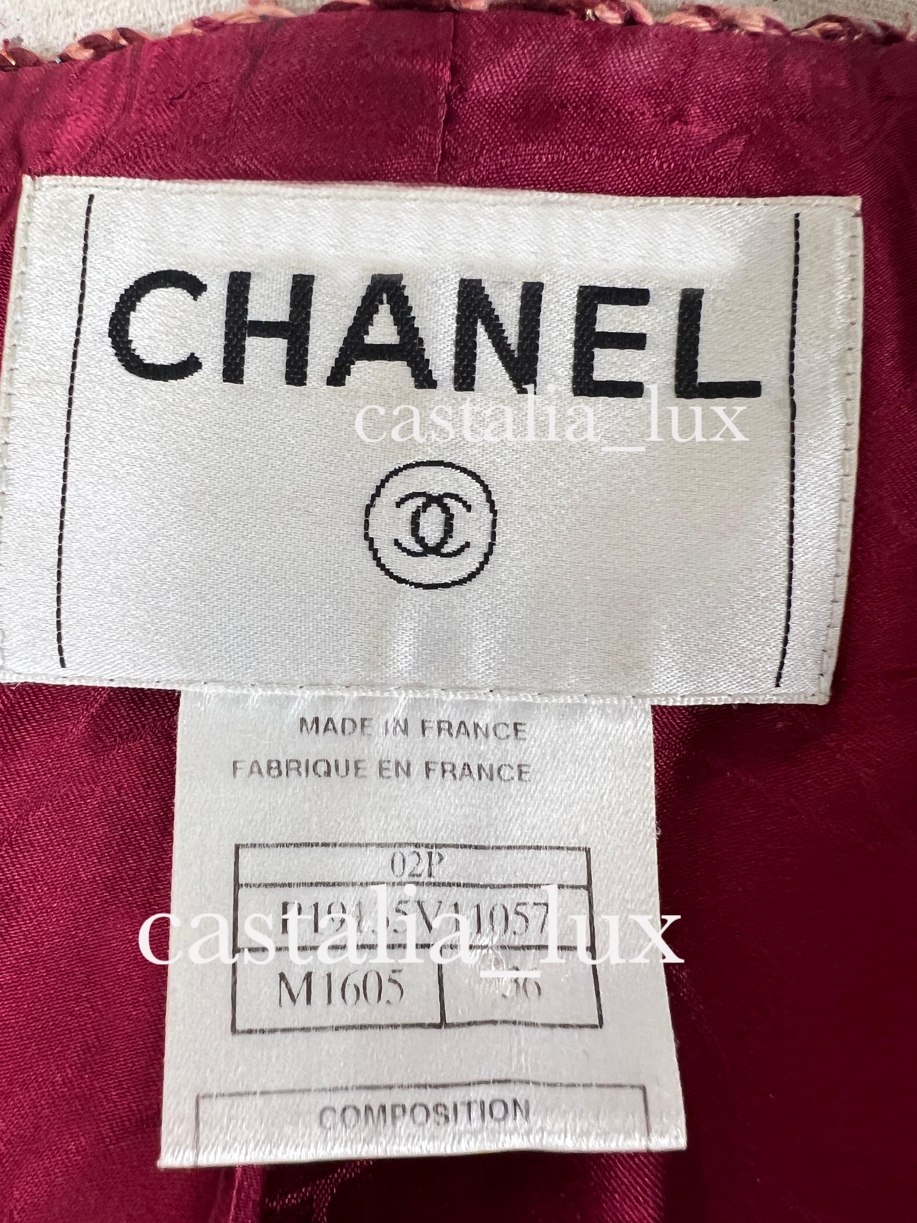 Chanel Collectible 4-Pockets Tweed Jacket For Sale 8