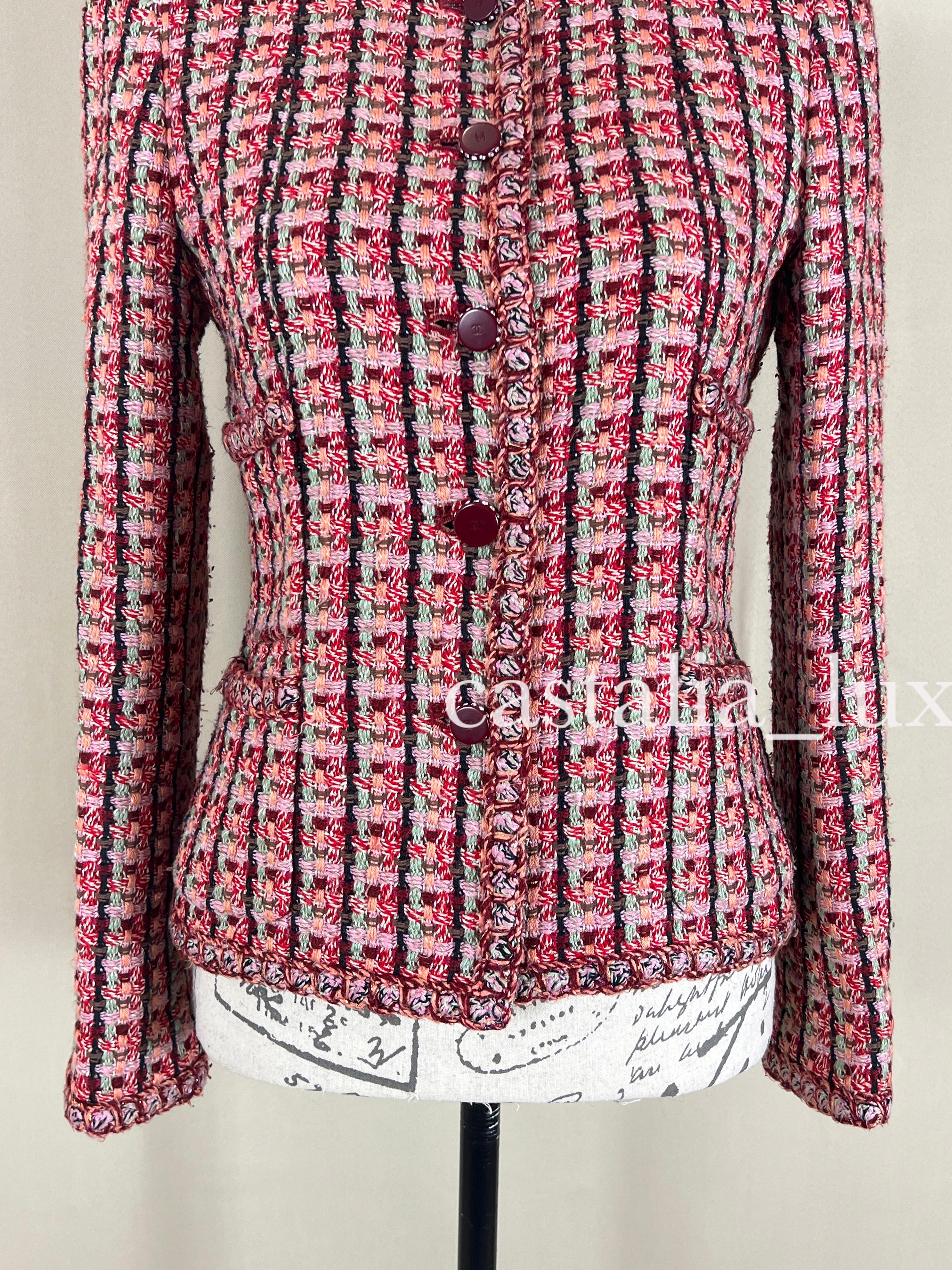 Chanel Collectible 4-Pockets Tweed Jacket For Sale 3