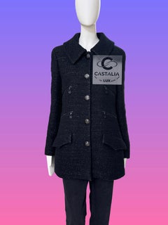 Chanel Collectible Artefact Black Multi-Pocket Jacket 38 FR