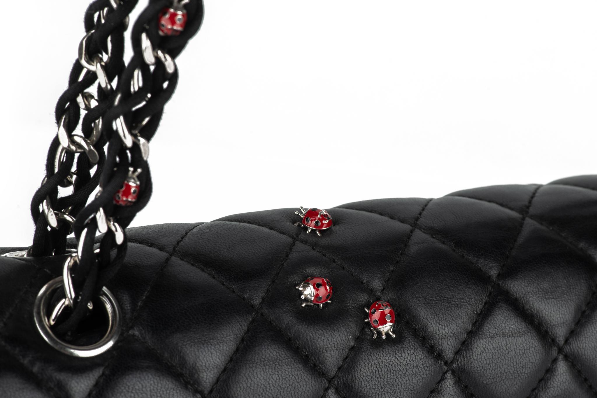 Chanel Collectible Black Ladybug Flap 7