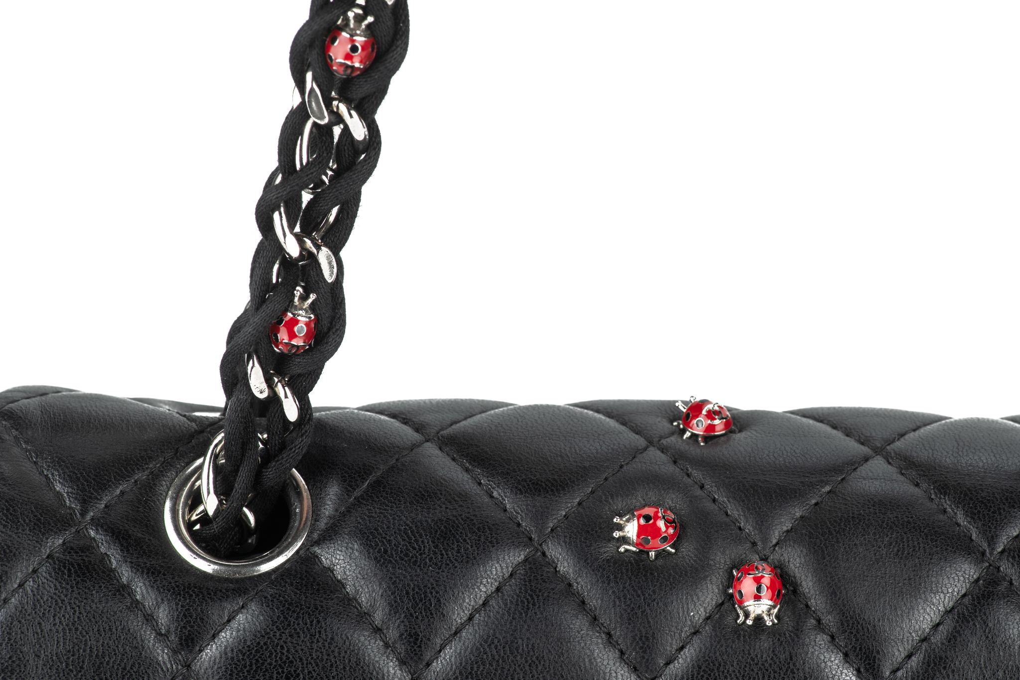 Chanel Collectible Black Ladybug Flap 5