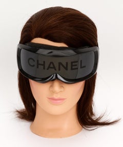 Chanel Collectible Black Ski Goggles