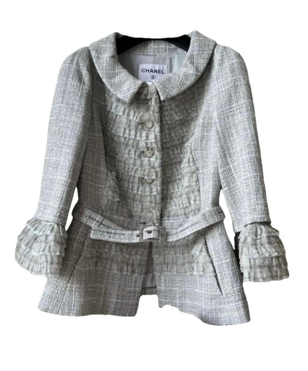 Chanel Collectible Cara Delevingne Style Tweed Jacket For Sale 4