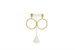 Chanel Collectible Hoop Pearl Earrings