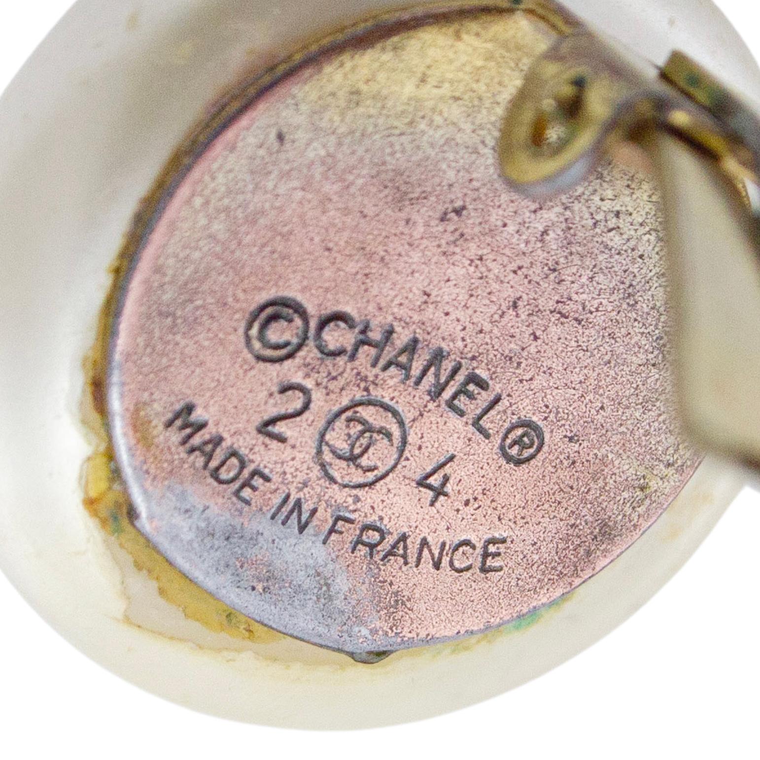 Chanel Collection 24 Faux Pearl Clip On Earrings 1