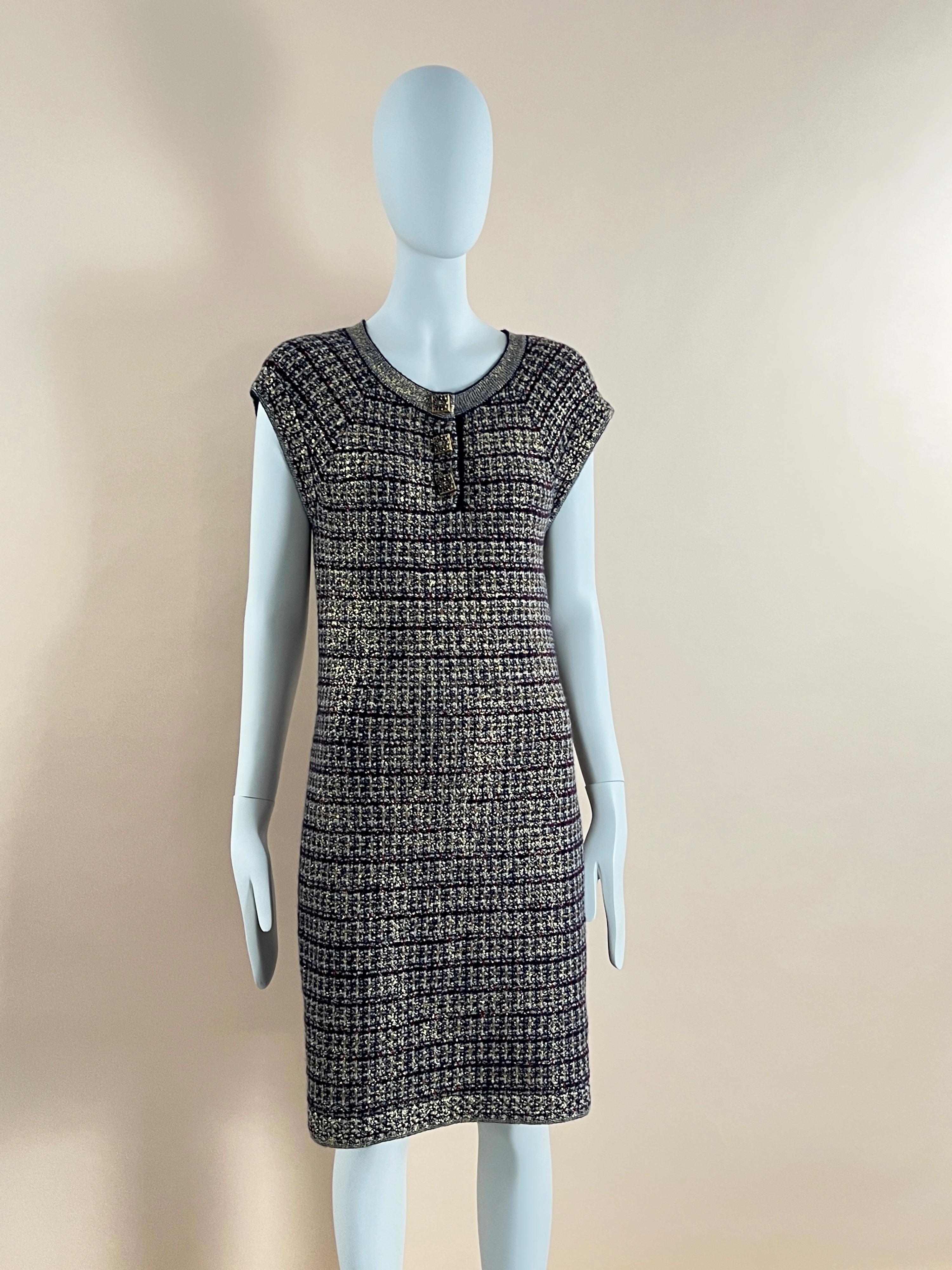 Chanel Byzance Collection Jewel Buttons Dress 5
