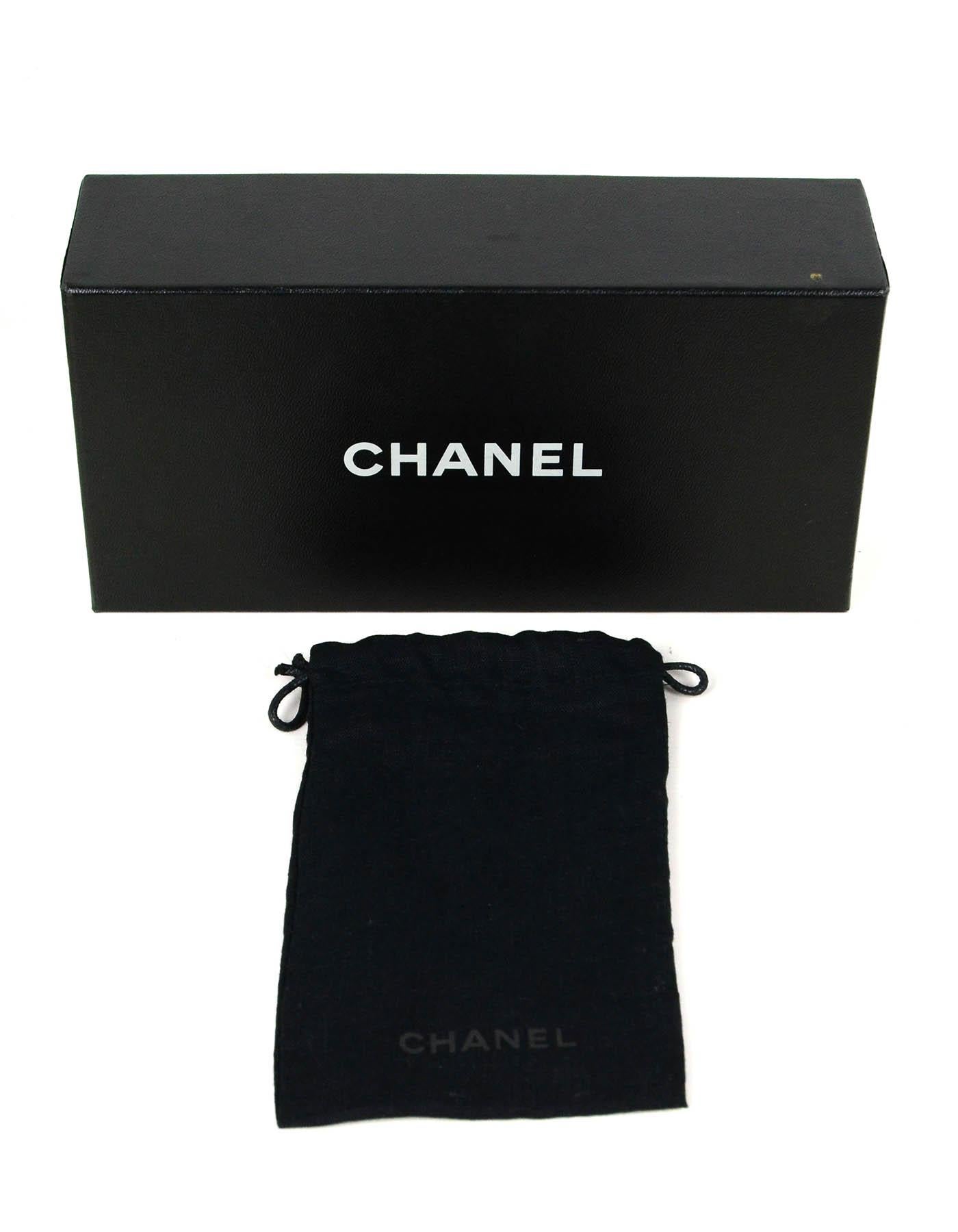 Chanel COLLECTOR'S 2013 Black Acetate Coco Silhouette Sunglasses 3