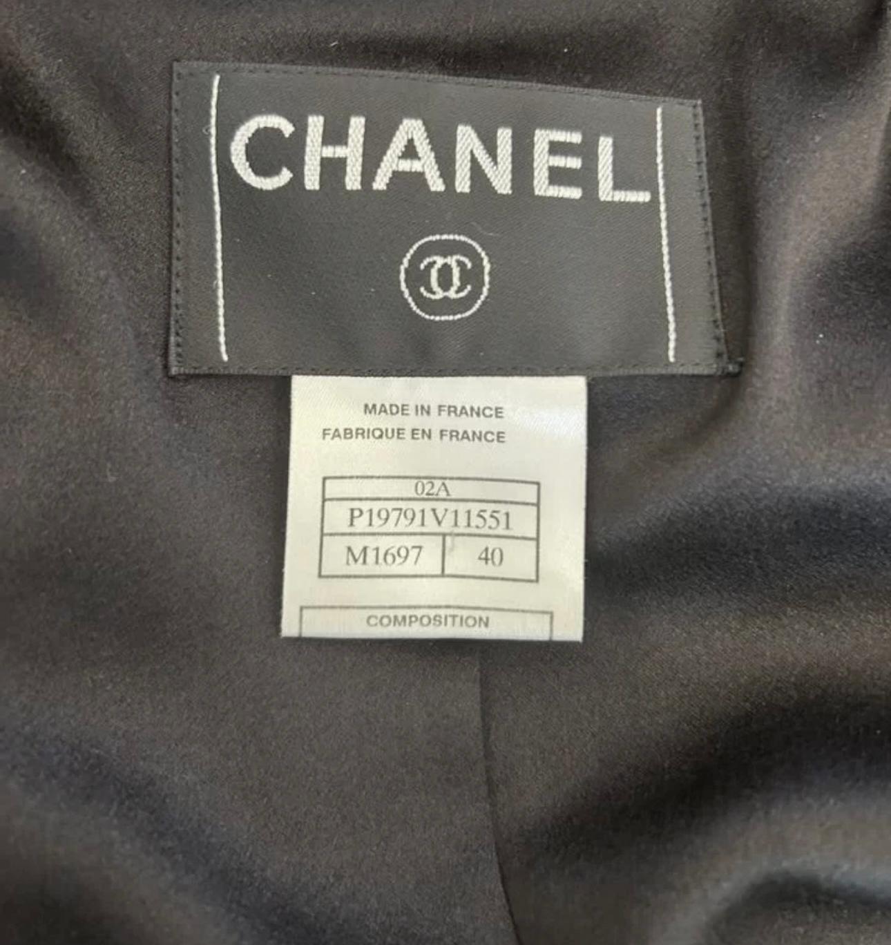 Chanel Collectors Black Maxi Tweed Coat For Sale 3