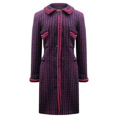 Chanel Collectors CC Buttons Bright Tweed Coat