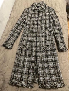 Chanel Collectors CC Buttons Maxi Tweed Coat