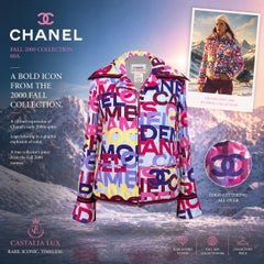 CHANEL Sammler CC Logo Vintage Puffer Jacke 40 FR