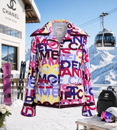 CHANEL Collectors CC Logo Vintage Puffer Jacket 40 FR