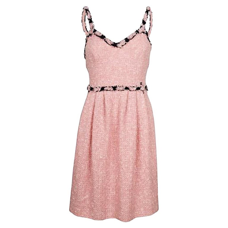 eva longoria pink chanel dress Fashion Faceoff: Chanel Dress