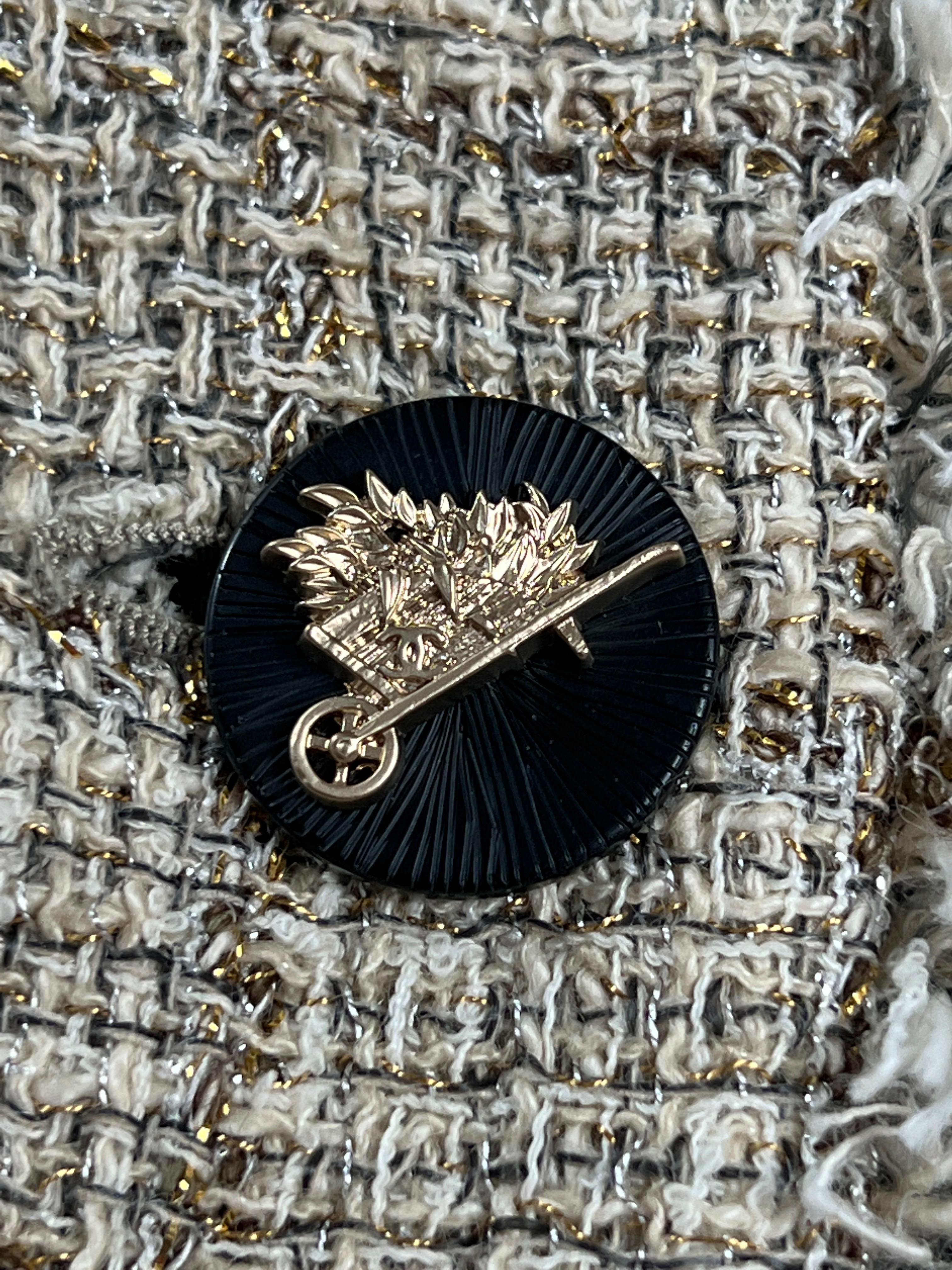 Chanel Collectors Ruffled Tweed Jacket 6