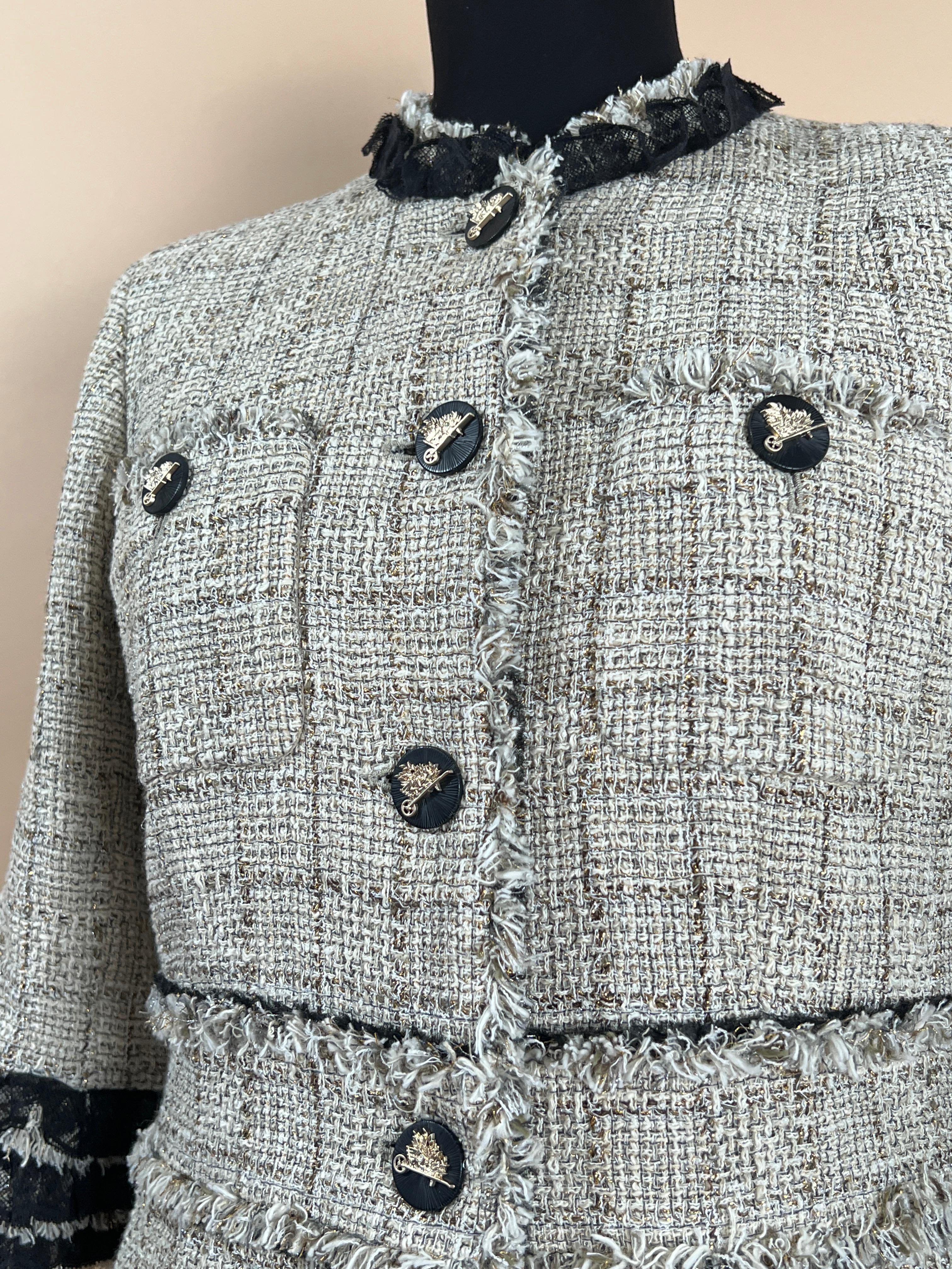 Chanel Collectors Ruffled Tweed Jacket 7