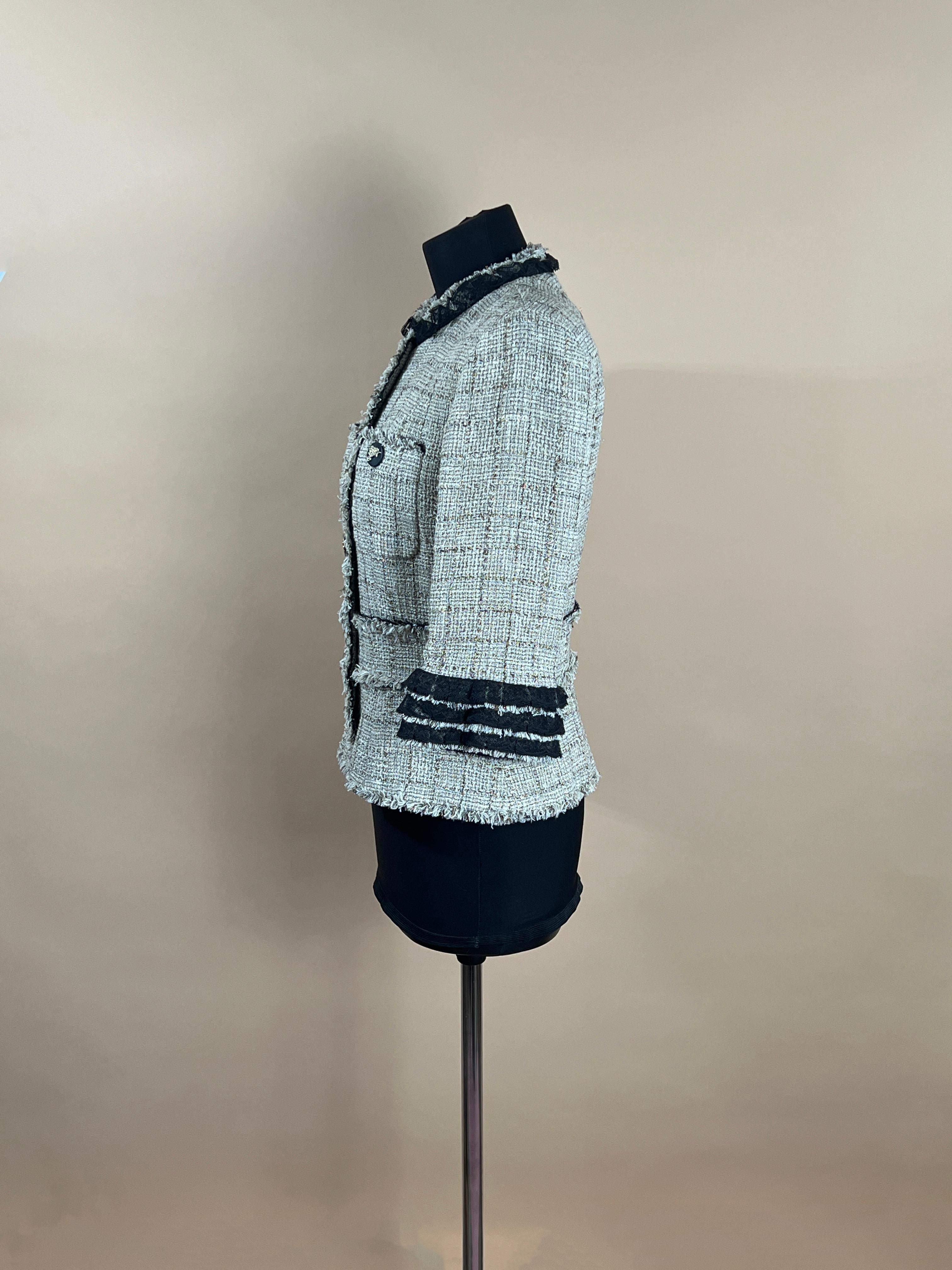 Chanel Collectors Ruffled Tweed Jacket 9